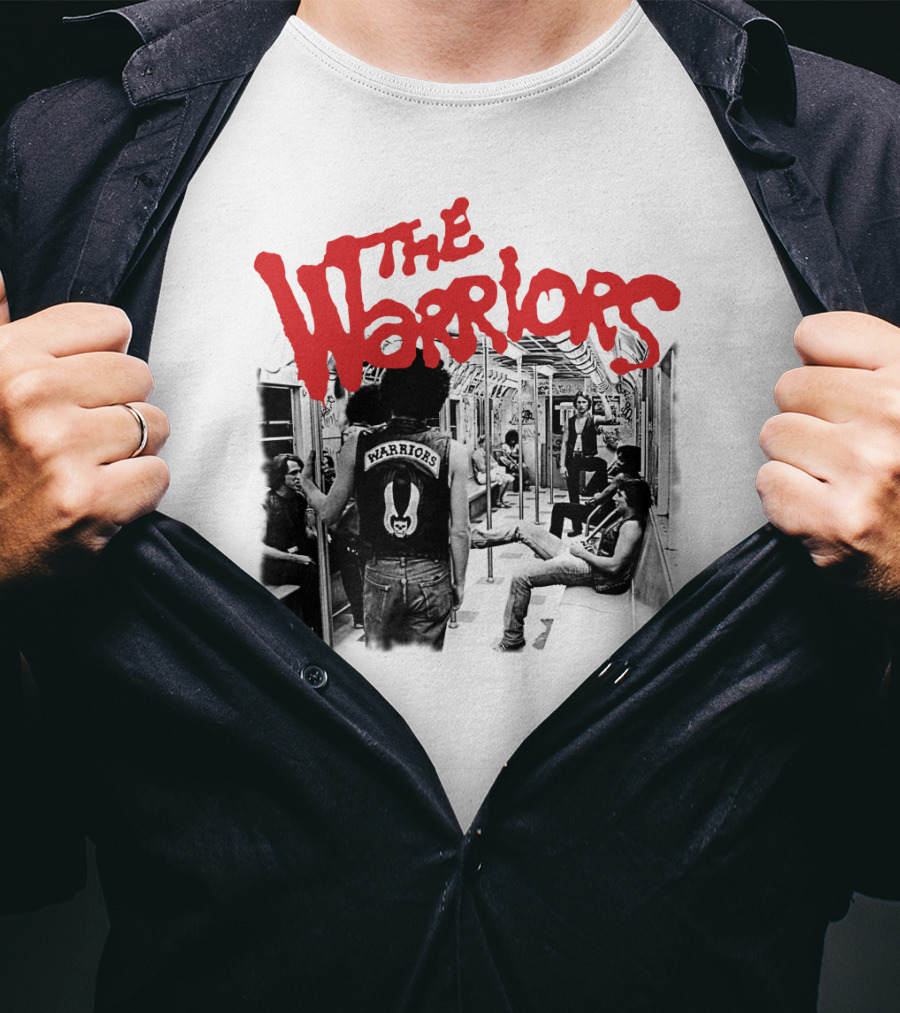 The Warriors Movie Subway Scene Iconic Street Gang Jacket T-Shirt