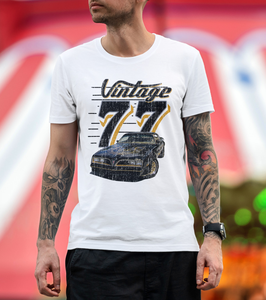Vintage 77 Smokey and the Bandit 1977 Pontiac Trans Am T-Shirt