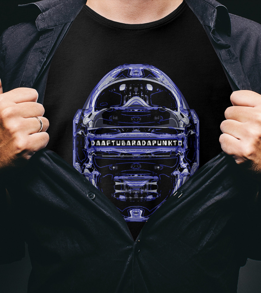 Daaftu Barada Punkto Break It Fix It Robot Helmet T-Shirt