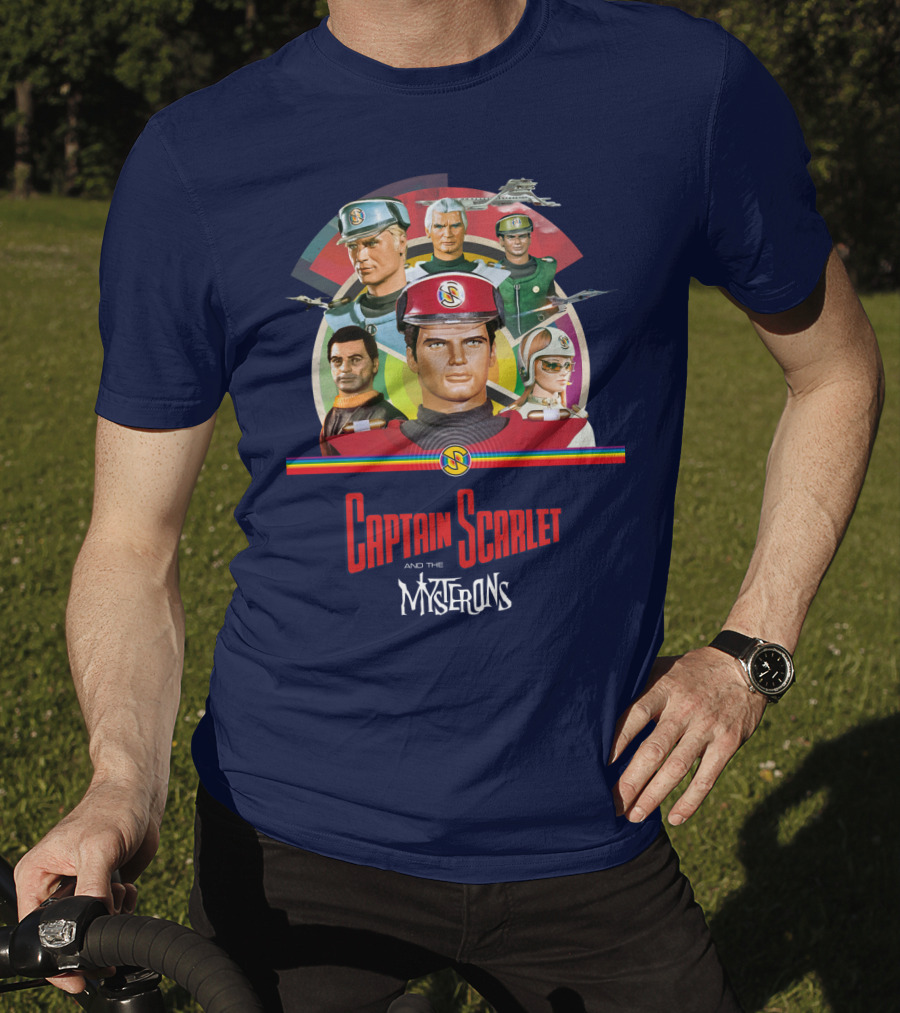 Captain Scarlet And The Mysterons Animated Series Characters Group T-Shirt