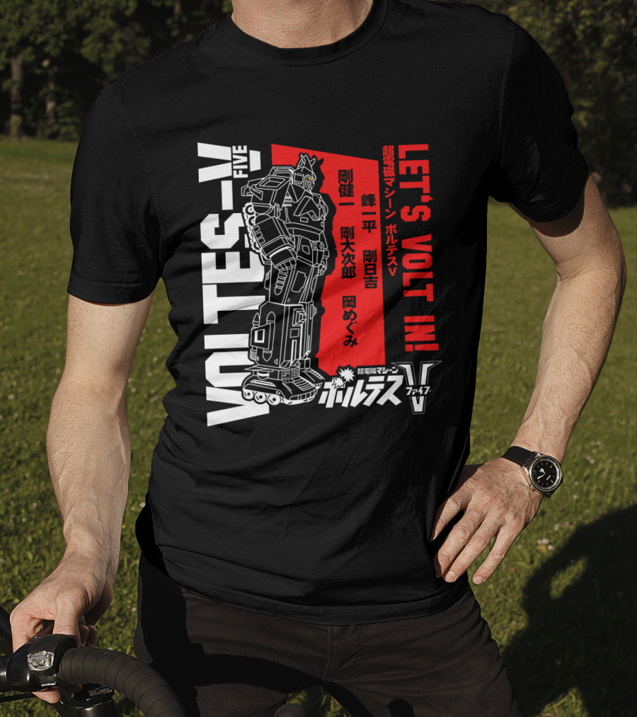 Voltes V Five Let's Volt In T-Shirt