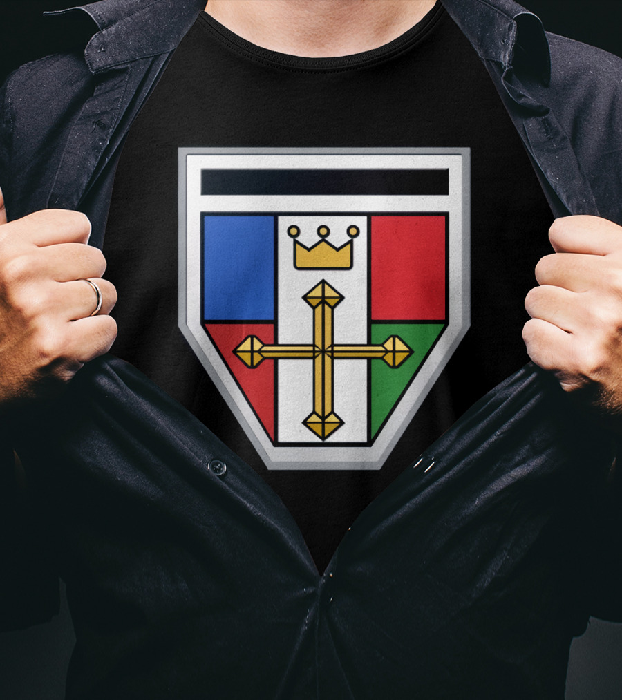 Voltron Crest Emblem With Shield And Crown T-Shirt