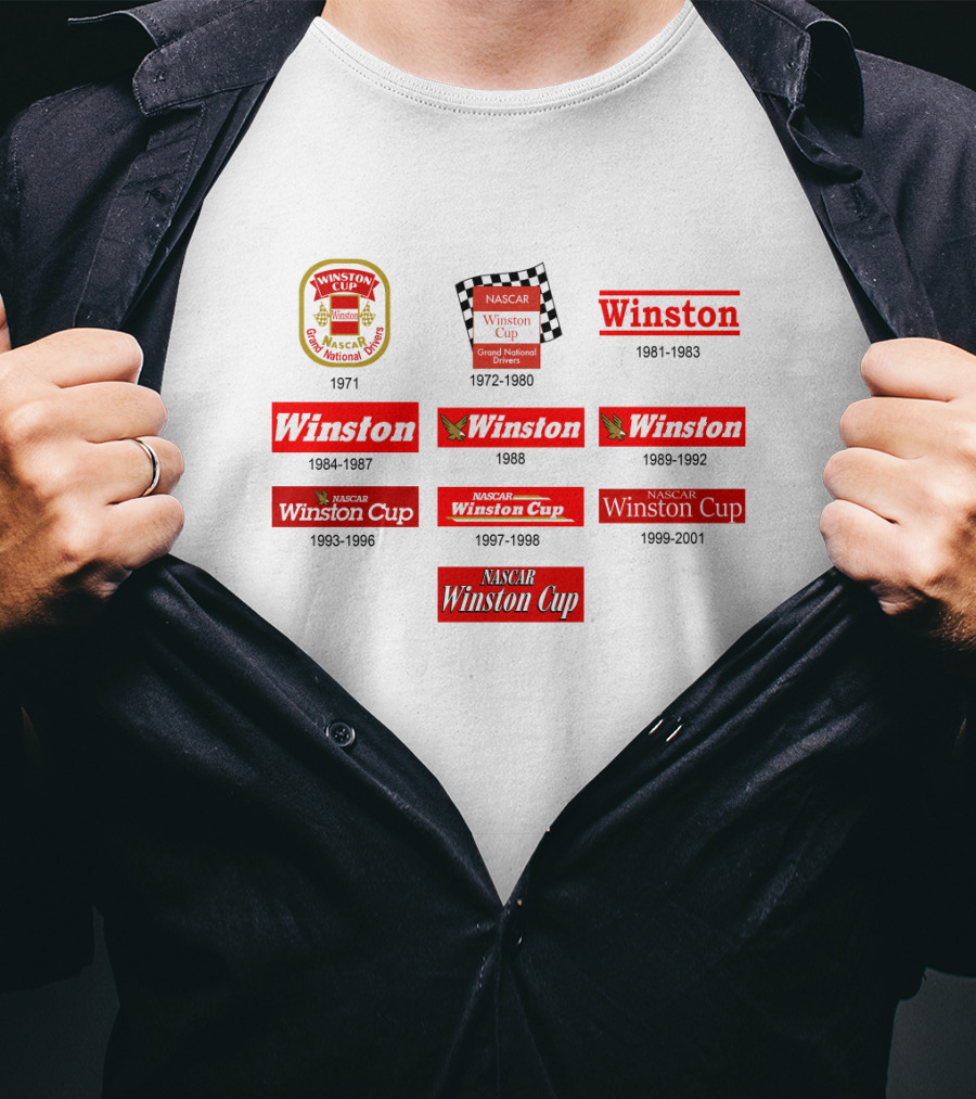 Winston Cup Nascar Evolution 1971-2001 T-Shirt