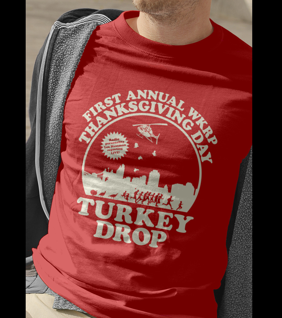 First Annual Wkrp Thanksgiving Day Turkey Drop Radio Presentation Live T-Shirt