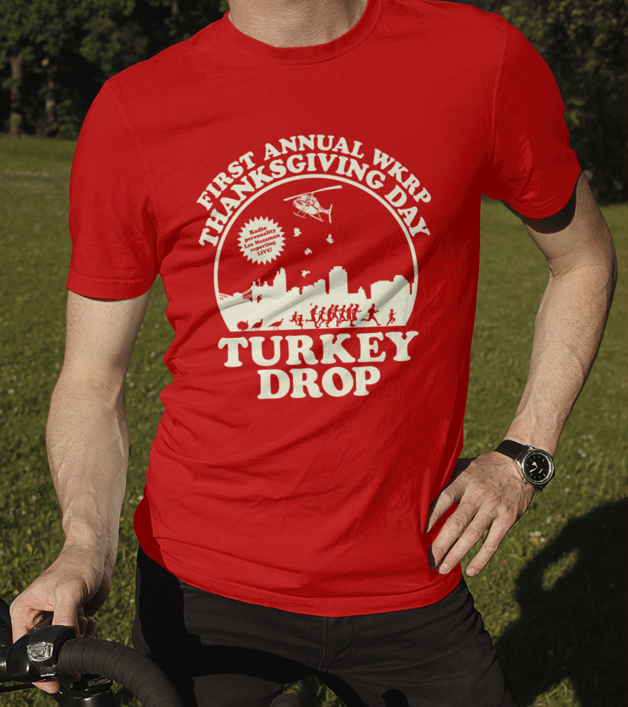 First Annual Wkrp Thanksgiving Day Turkey Drop Radio Presentation Live T-Shirt