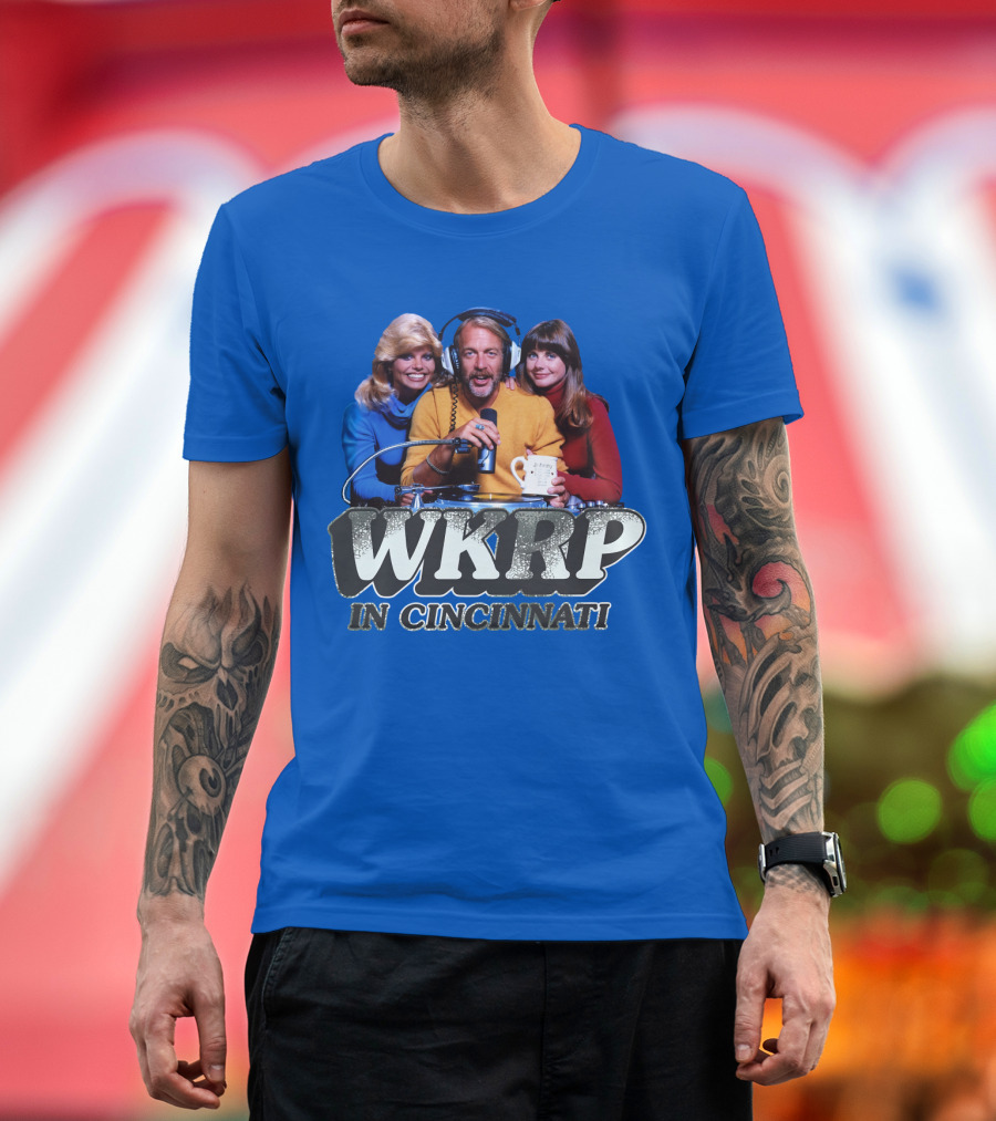 WKRP In Cincinnati Retro Cast 70s Radio Show T-Shirt