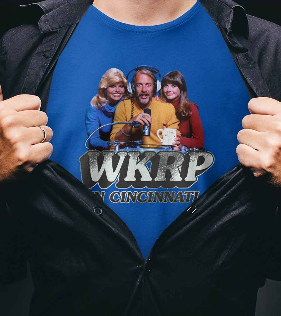 WKRP In Cincinnati Retro Cast 70s Radio Show T-Shirt