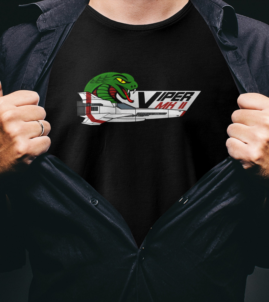 Battlestar Galactica Viper MK II Snake T-Shirt