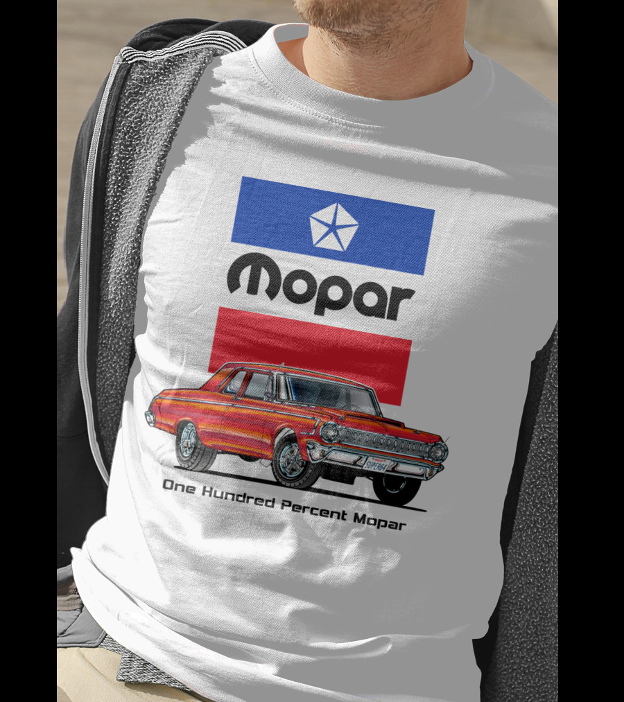 Mopar One Hundred Percent 1964 Dodge Super 440 T-Shirt