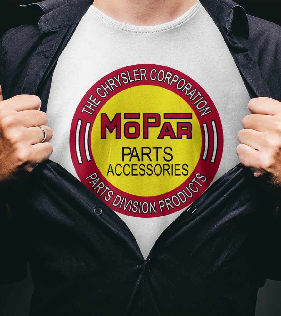 The Chrysler Corporation Mopar Parts Accessories Parts Division Products T-Shirt