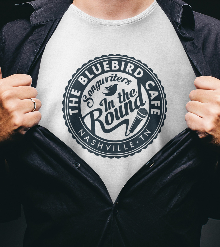The Bluebird Cafe Songwriter's IN The Round Nashville TN T-Shirt