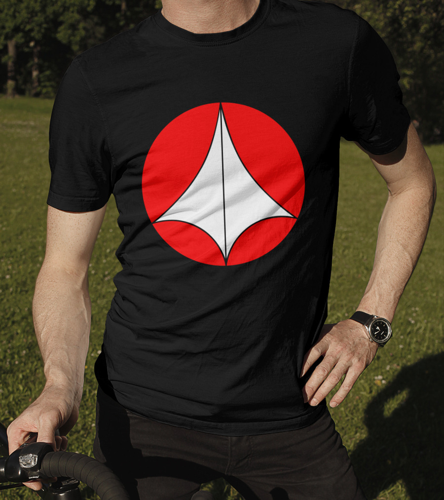 Robotech Symbol Red And White Circle Emblem T-Shirt