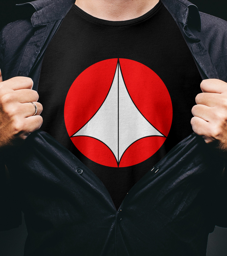 Robotech Symbol Red And White Circle Emblem T-Shirt