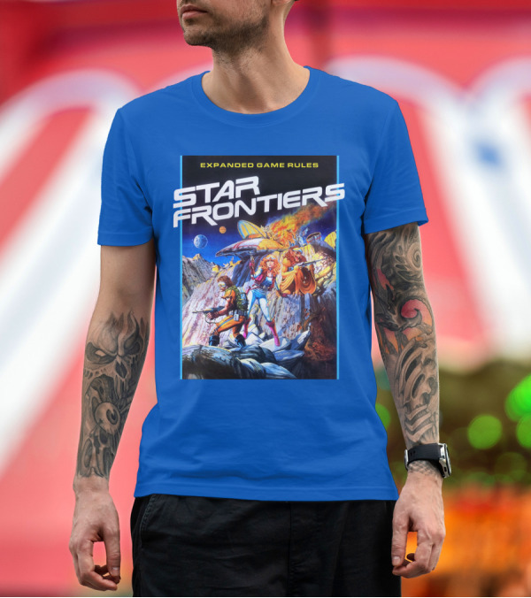 Premium T-Shirt: Star Frontiers Expanded Game Rules Retro Sci-Fi Adventure T-Shirt Star Frontiers Expanded Game Rules Retro Sci-Fi Adventure T-Shirt
