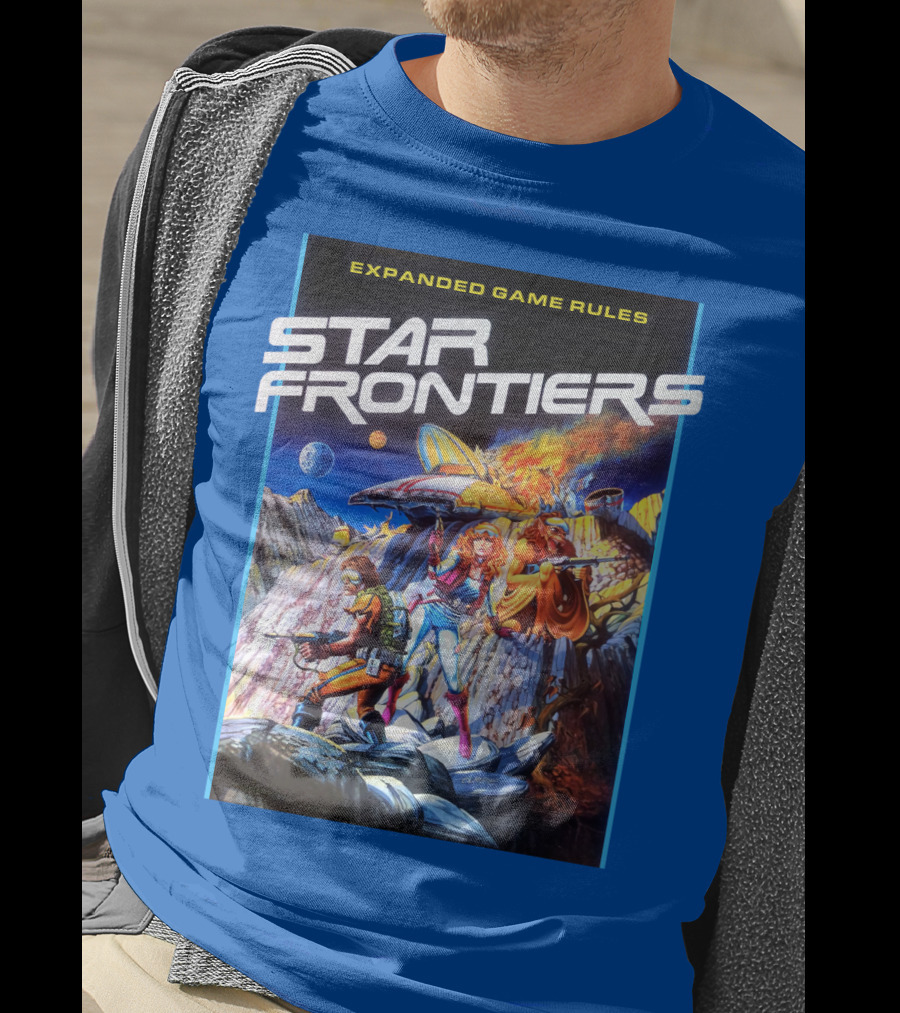Star Frontiers Expanded Game Rules Retro Sci-Fi Adventure T-Shirt