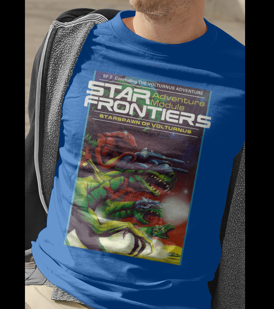 SF Star Frontiers Adventure Module Starspawn Of Volturnus T-Shirt