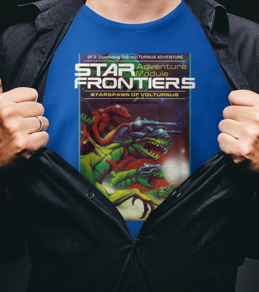 SF Star Frontiers Adventure Module Starspawn Of Volturnus T-Shirt