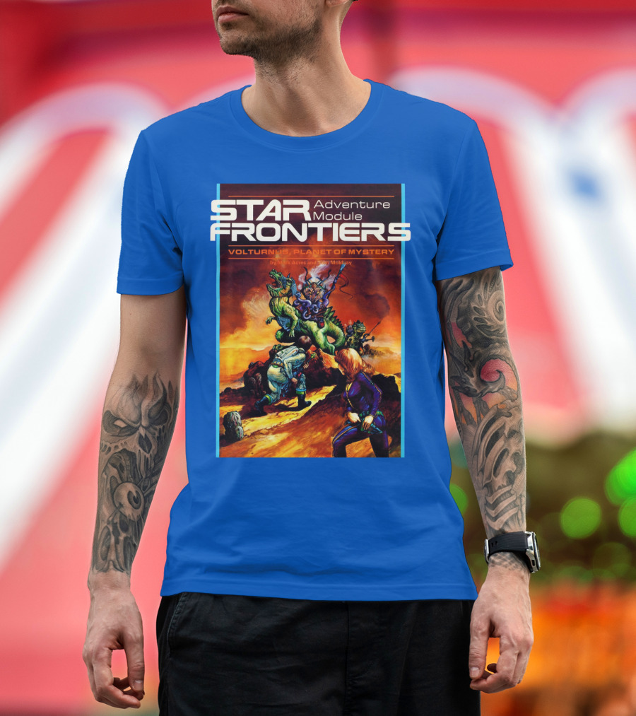 Star Frontiers Adventure Module Volturnus Planet of Mystery T-Shirt