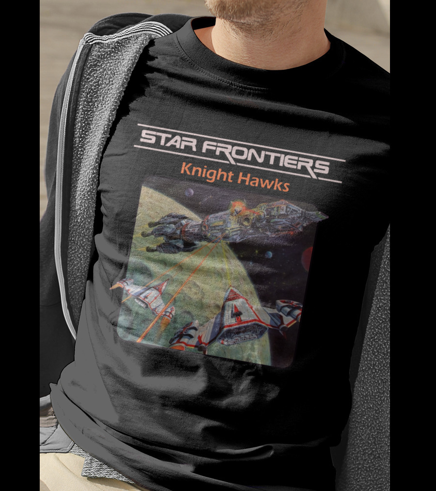 Star Frontiers Knight Hawks Space Adventure 1980s Sci-Fi Retro T-Shirt
