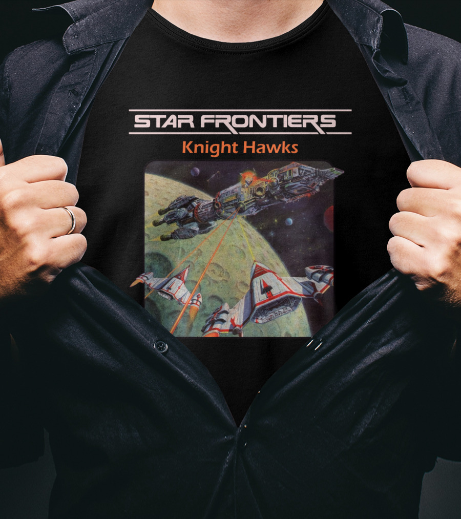 Star Frontiers Knight Hawks Space Adventure 1980s Sci-Fi Retro T-Shirt