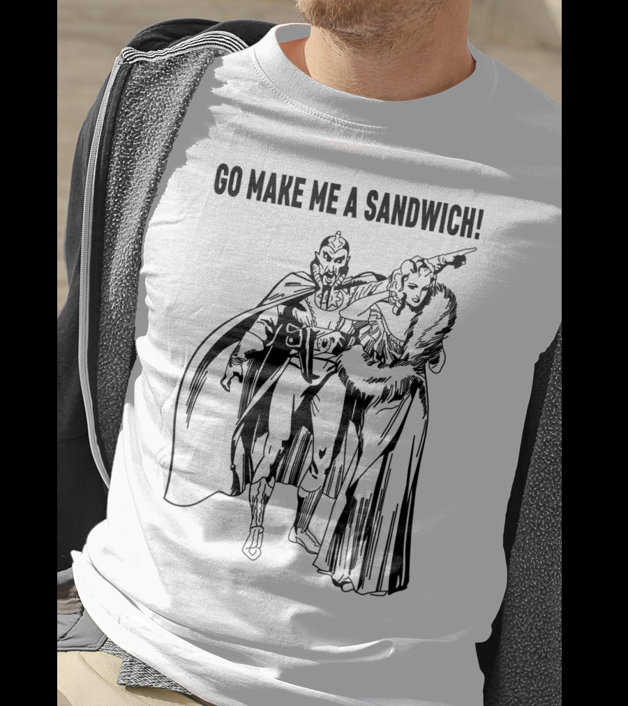 Go Make Me A Sandwich Flash Gordon Comic T-Shirt