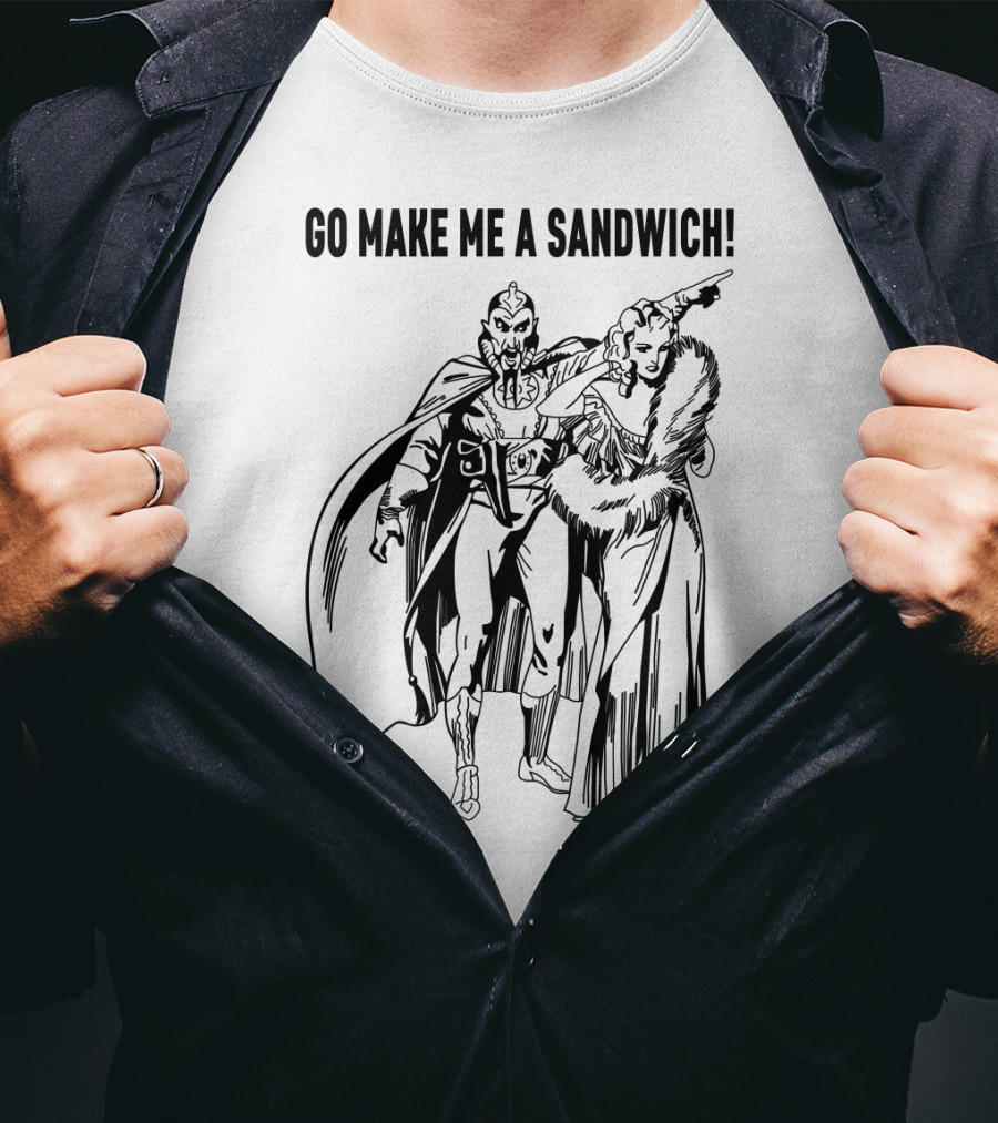 Go Make Me A Sandwich Flash Gordon Comic T-Shirt