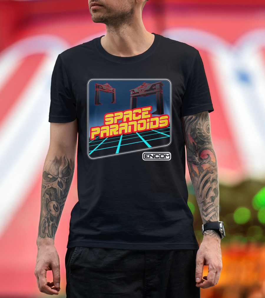 Space Paranoids Encom Retro Arcade T-Shirt