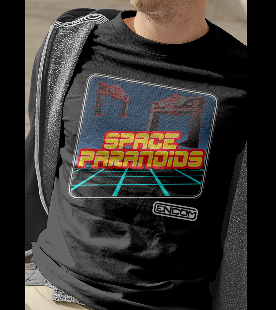 Space Paranoids Encom Retro Arcade T-Shirt