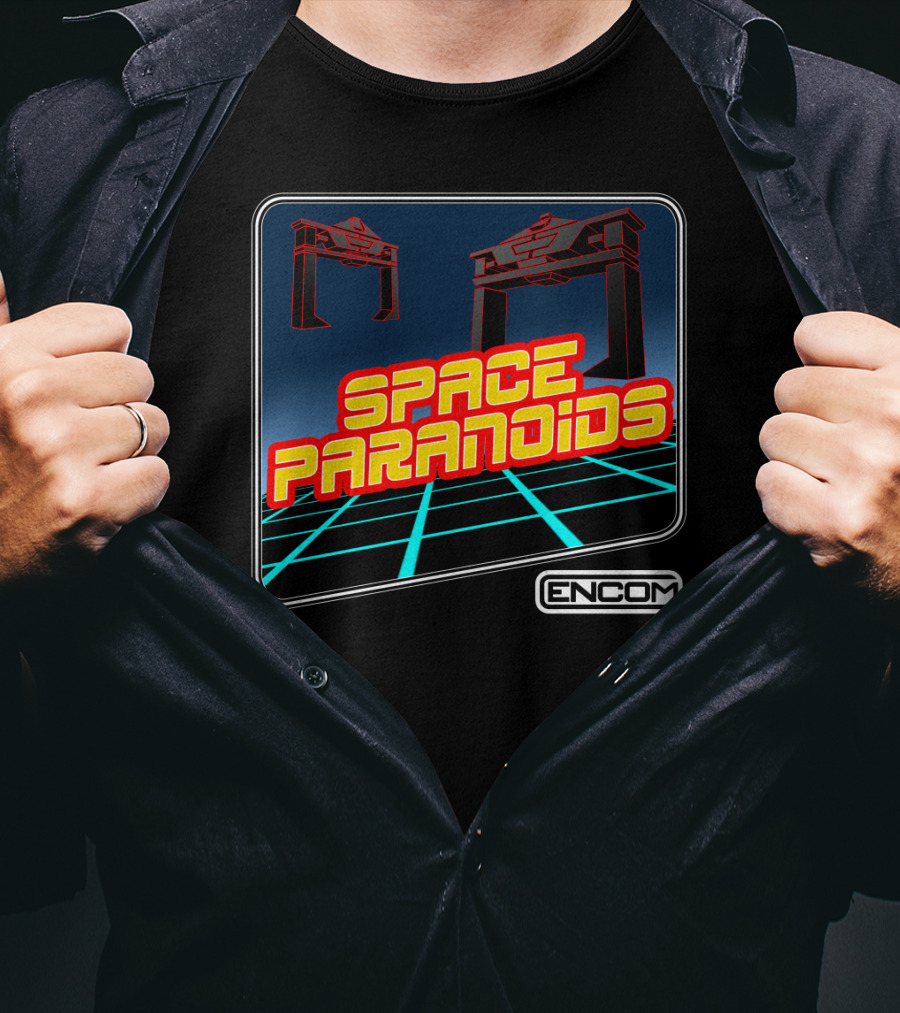 Space Paranoids Encom Retro Arcade T-Shirt