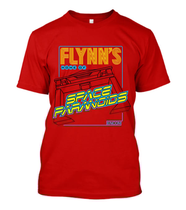 FLYNN'S Home Of Space Paranoids ENCOM T-Shirt