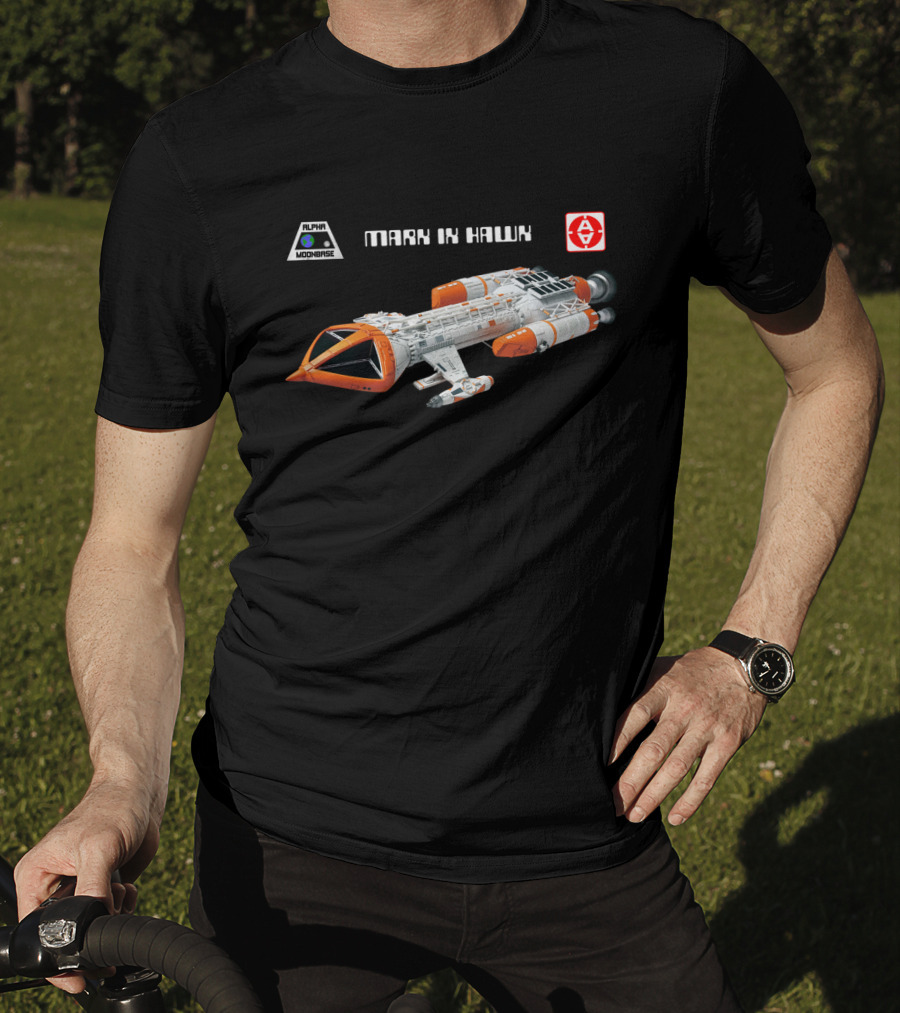 Alpha Moonbase Mark IX Hawk Spacecraft T-Shirt