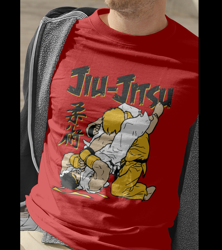 Jiu Jitsu Street Ryu Ken Martial Arts Showdown T-Shirt