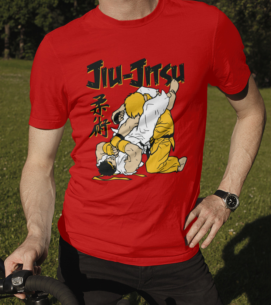 Jiu Jitsu Street Ryu Ken Martial Arts Showdown T-Shirt