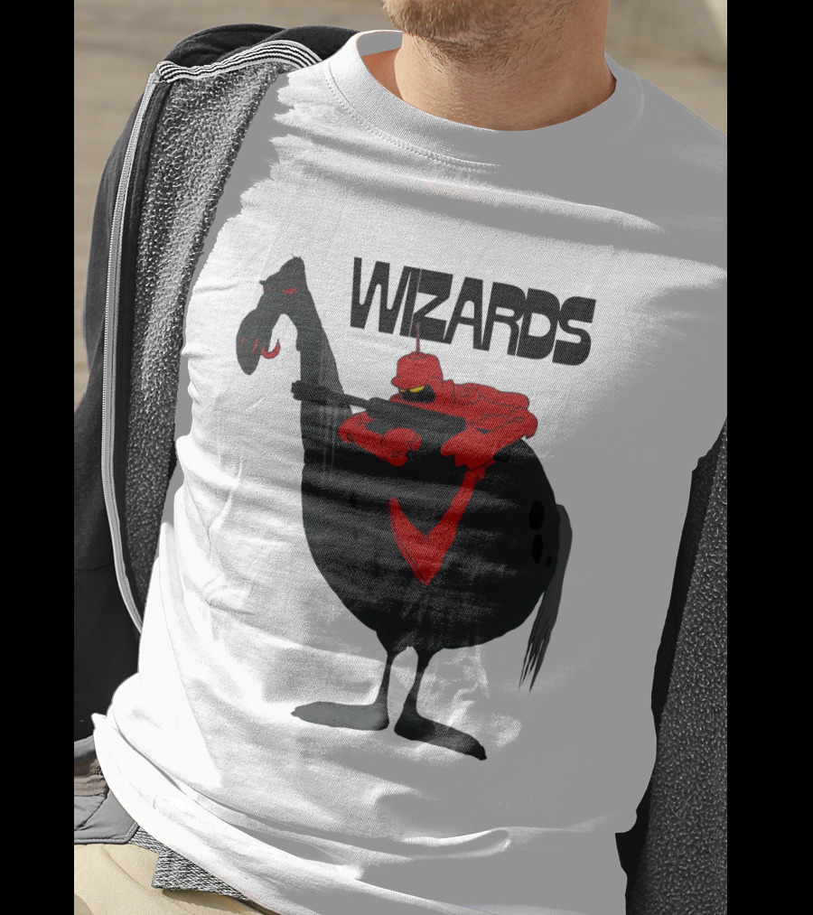 Wizards Animated Film Character Riding Creature T-Shirt