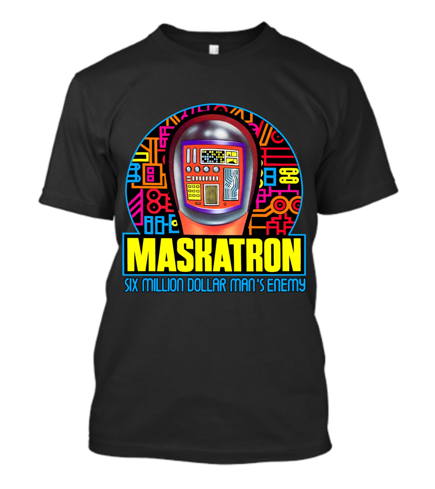 Maskatron Six Million Dollar Man's Enemy T-Shirt