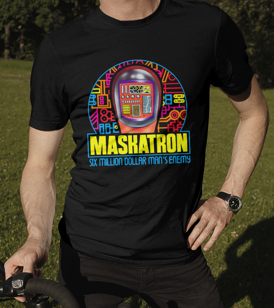 Maskatron Six Million Dollar Man's Enemy T-Shirt