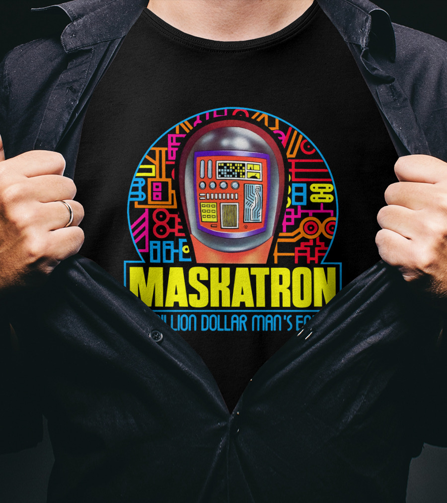 Maskatron Six Million Dollar Man's Enemy T-Shirt