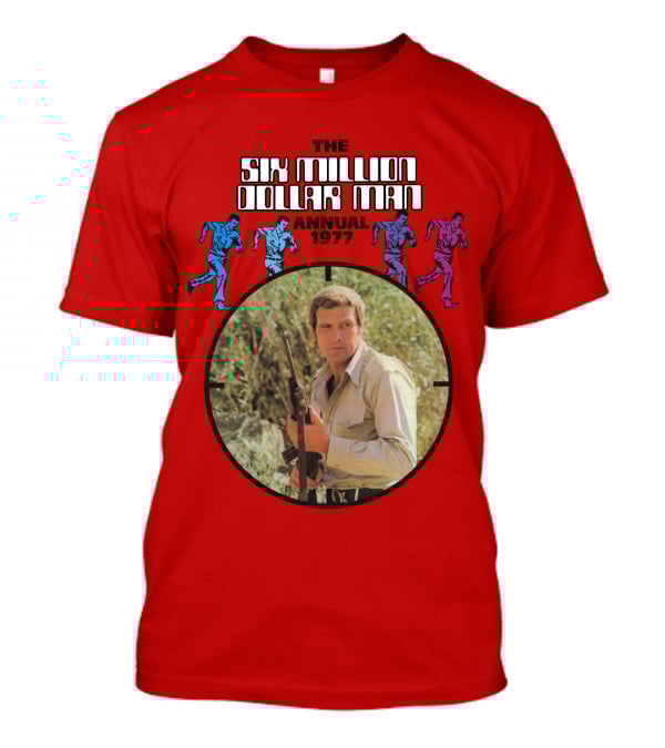 The Six Million Dollar Man Running Figures Annual 1977 T-Shirt