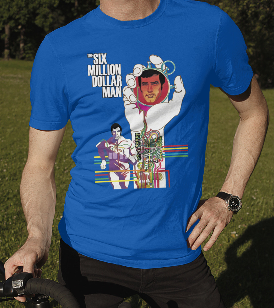 The Six Million Dollar Man Bionic Circuitry Action Hero T-Shirt