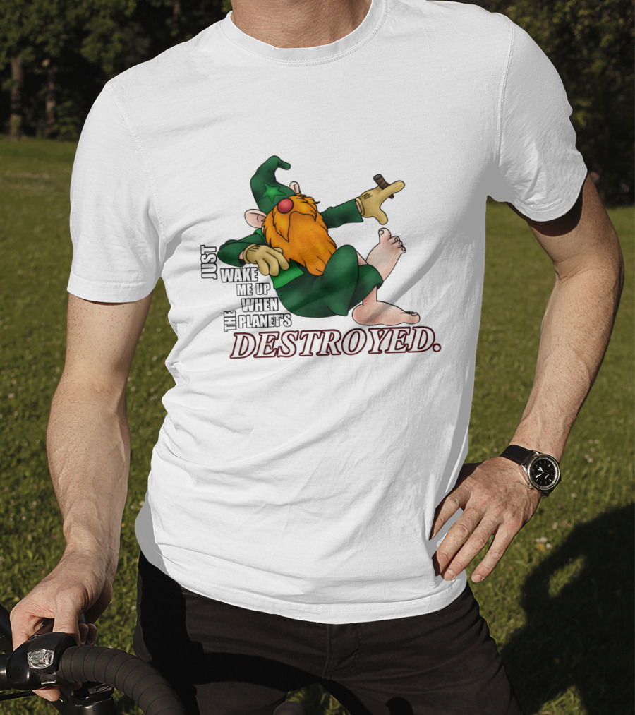 Just Wake Me Up When The Planet's Destroyed Wizards Avatar T-Shirt