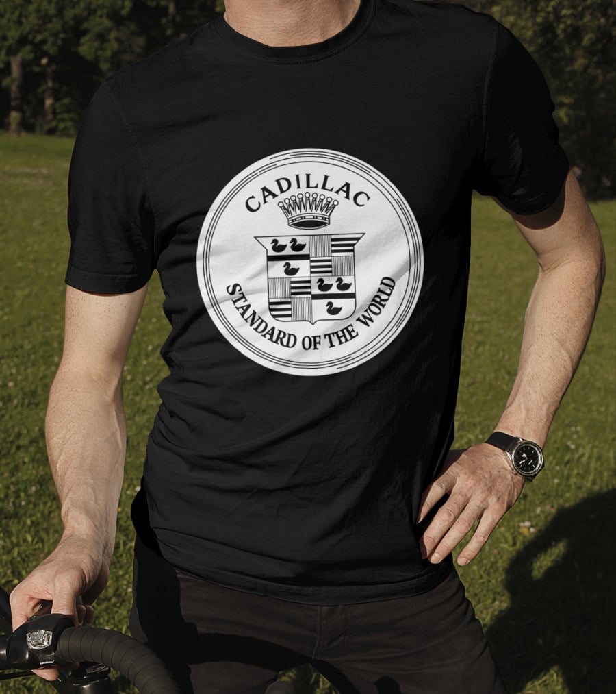 Cadillac Standard Of The World Crest Emblem T-Shirt
