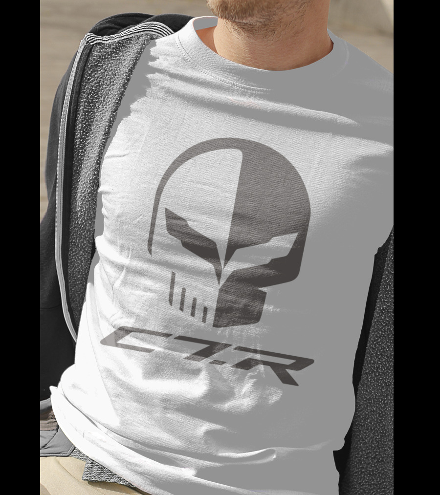 C7R Corvette Skull Iconic T-Shirt