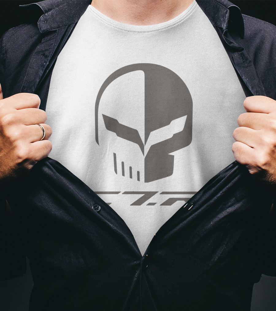 C7R Corvette Skull Iconic T-Shirt