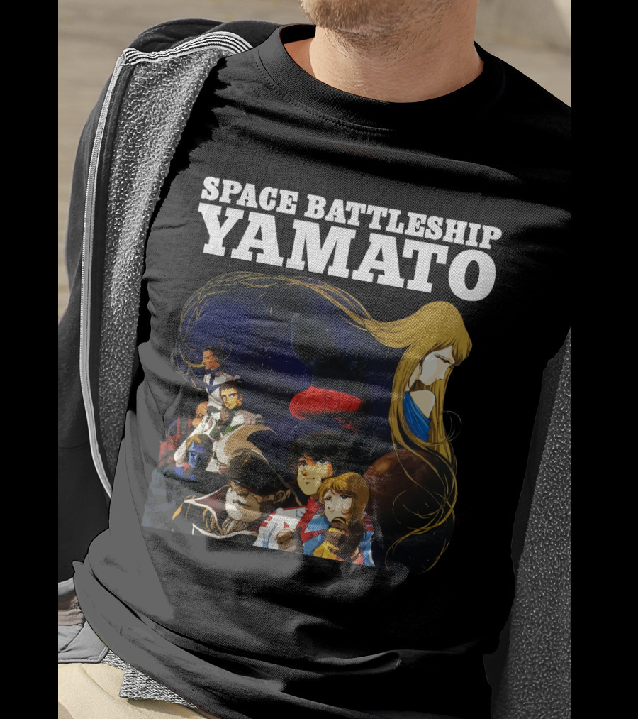 Space Battleship Yamato Classic Anime Crew Collection T-Shirt
