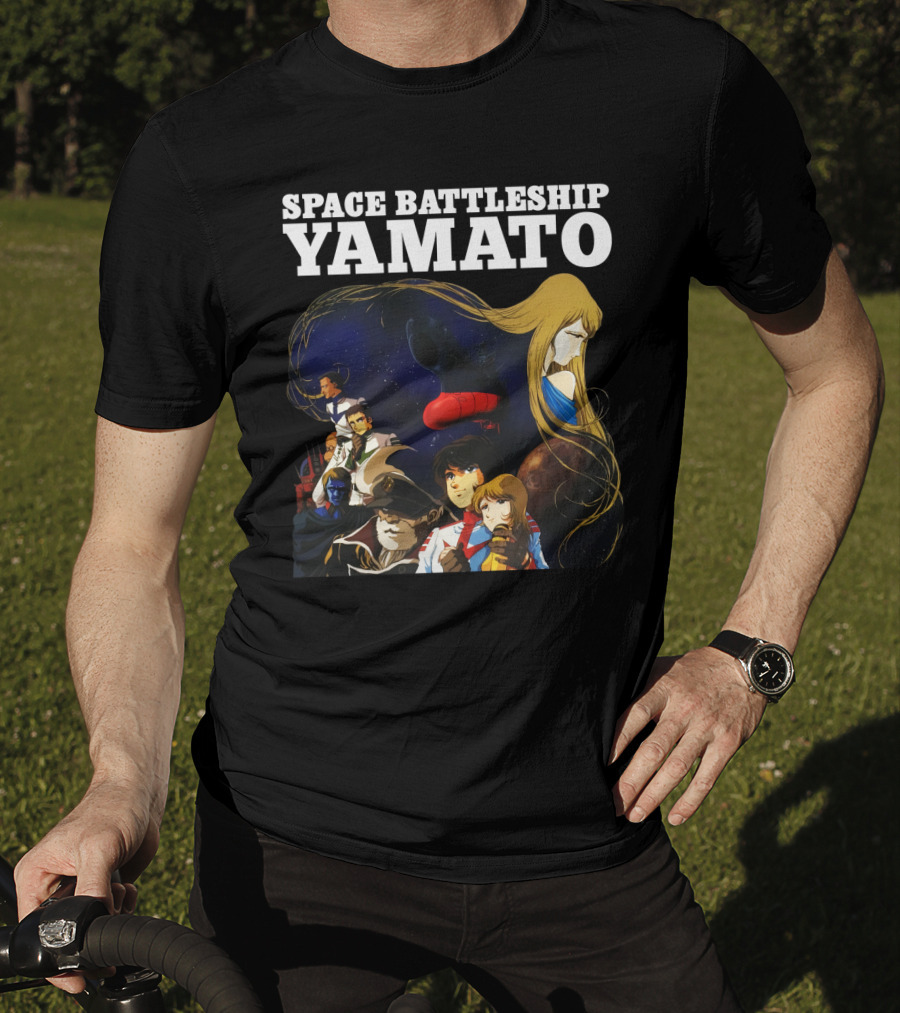 Space Battleship Yamato Classic Anime Crew Collection T-Shirt
