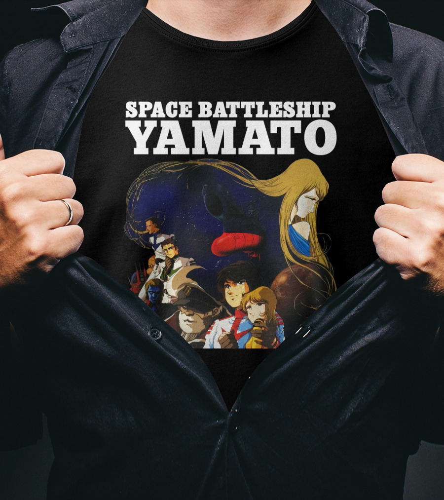 Space Battleship Yamato Classic Anime Crew Collection T-Shirt