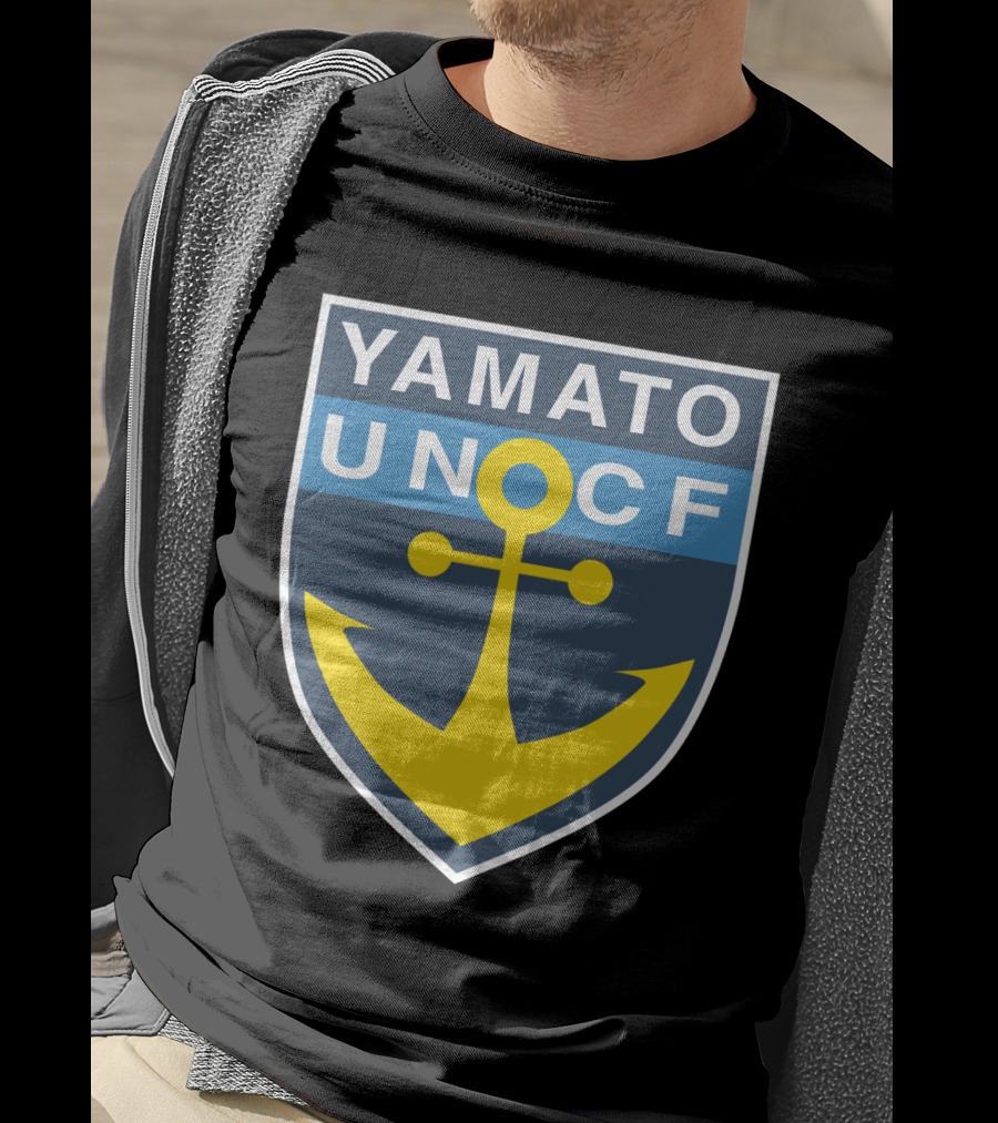 Yamato UNCF Anchor Emblem Space Battleship Crest T-Shirt