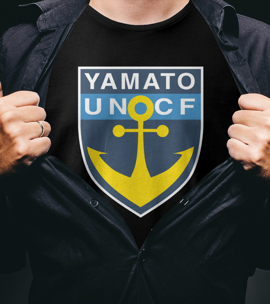 Yamato UNCF Anchor Emblem Space Battleship Crest T-Shirt