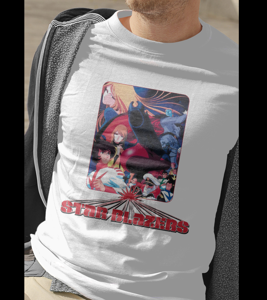 Star Blazers Classic Anime Character Montage Series T-Shirt