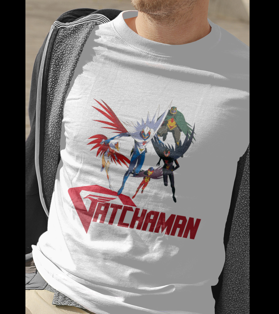 Battle Of The Planets Gatchaman Heroic Team Formation T-Shirt